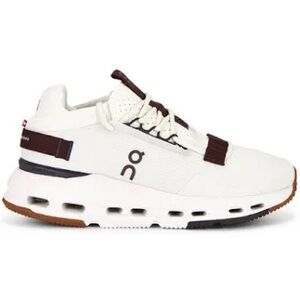 On Running Womens  White & Burgundy Cloudnova 2 Sneakers size 7.5